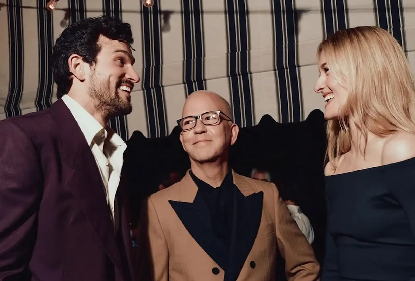 Ryan Murphy with Paul Anthony Kelly and Sarah Pidgeon.