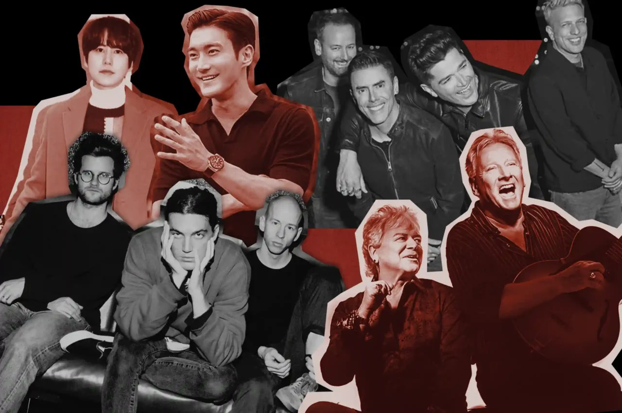 5 international acts; lany, air supply, the script, super junior, mayday parade