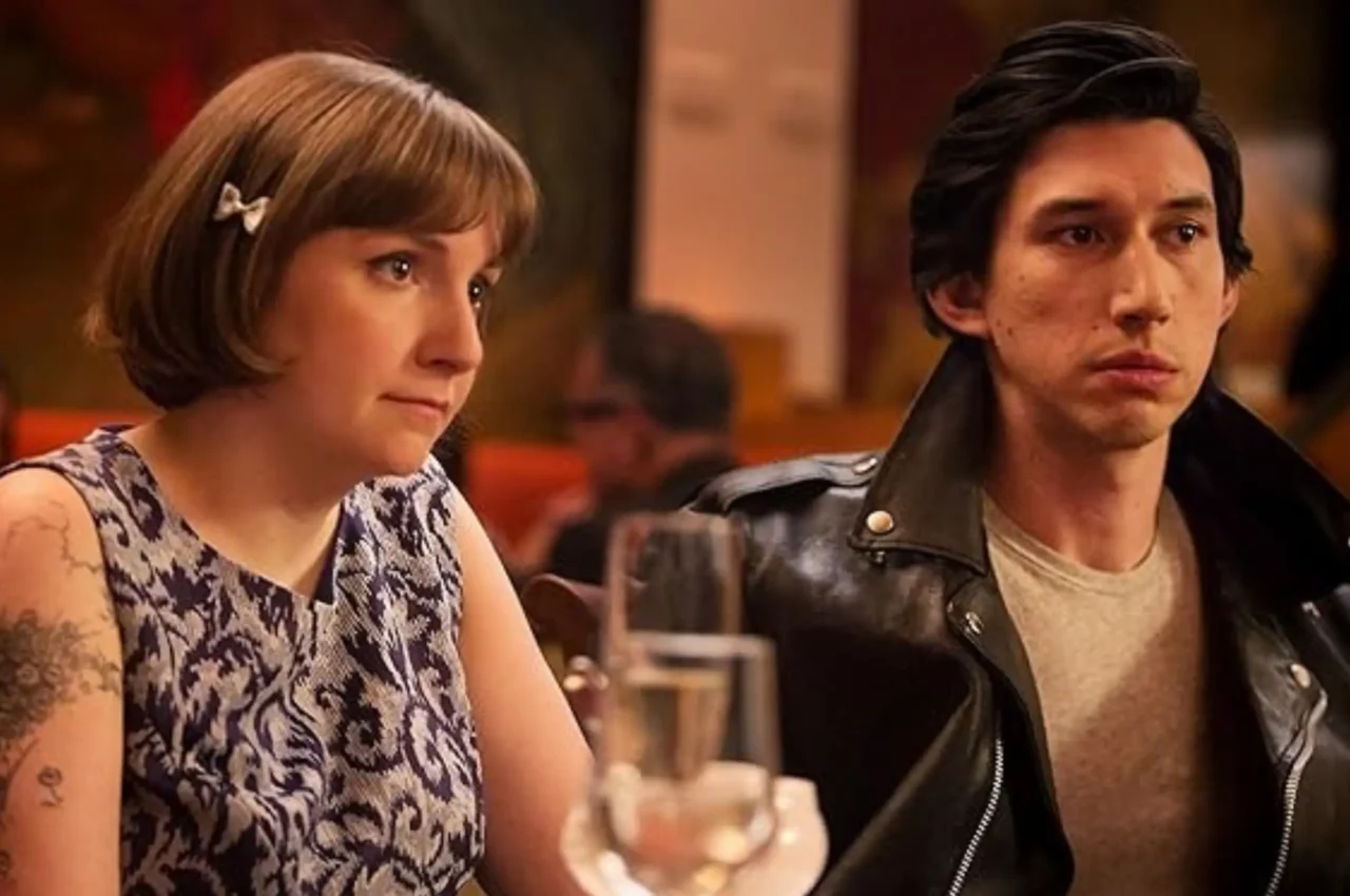Lena Dunham and Adam Driver Girls