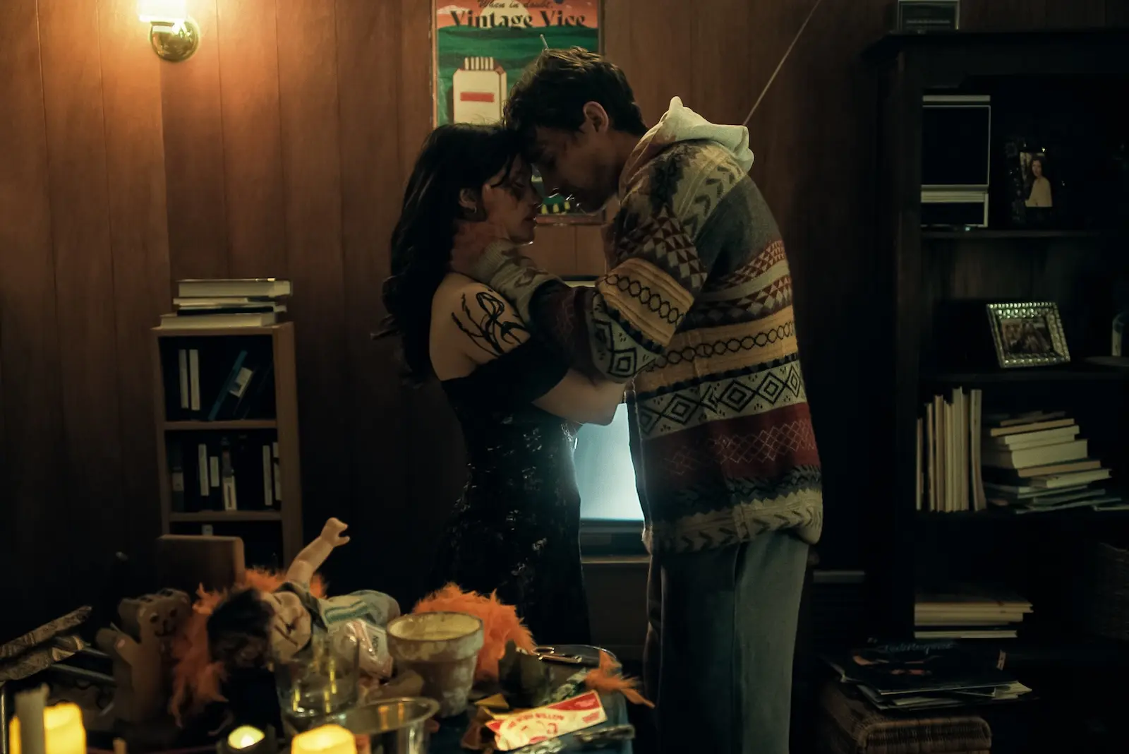 Inde Navarrette and Michael Johnston in Obsession. Photo courtesy of Universal Pictures