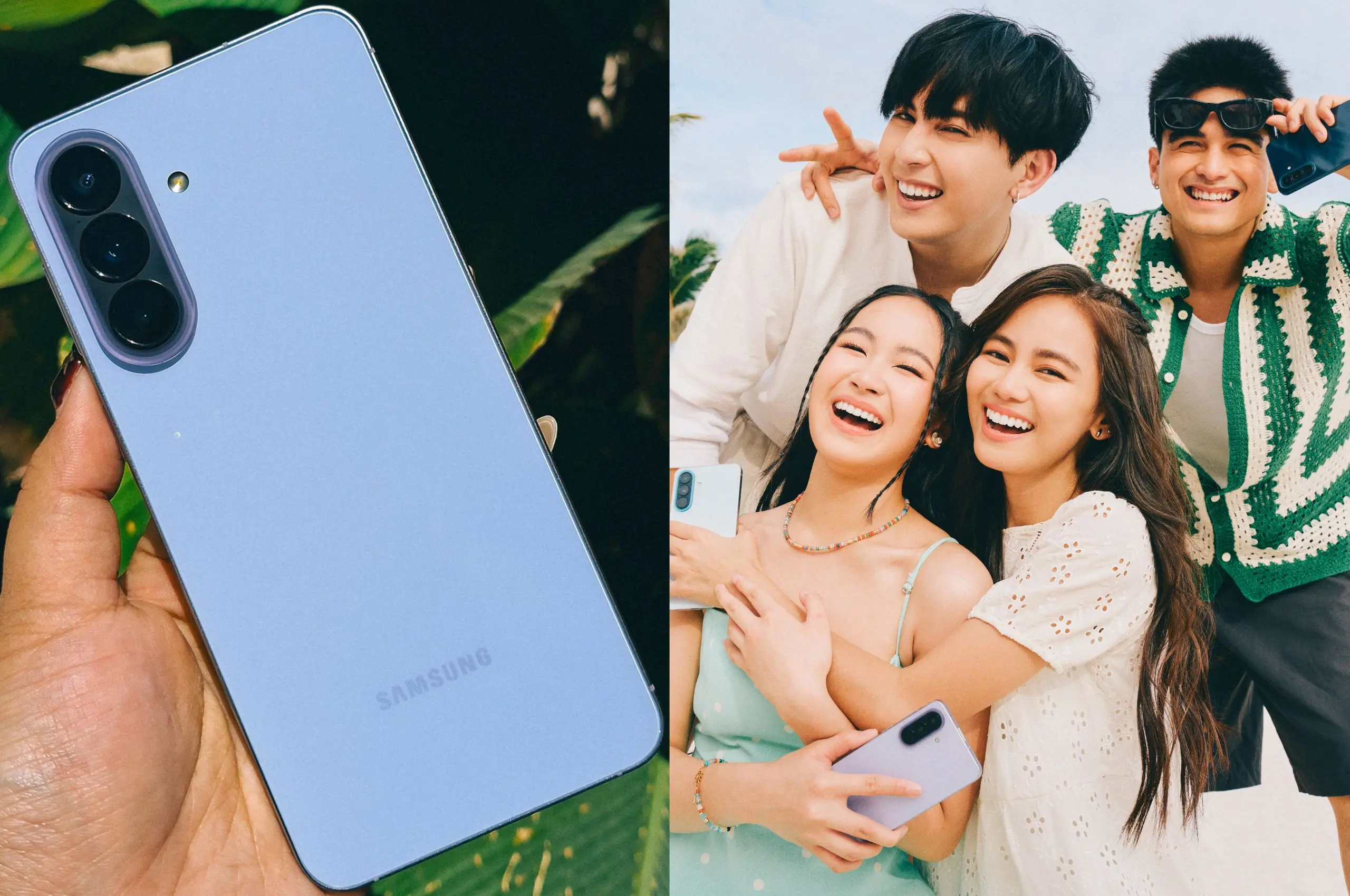 Samsung Galaxy A-Team, composed of actor Will Ashley, actress Ashtine Olviga, actress Caprice Cayetano, and singer-songwriter Maki