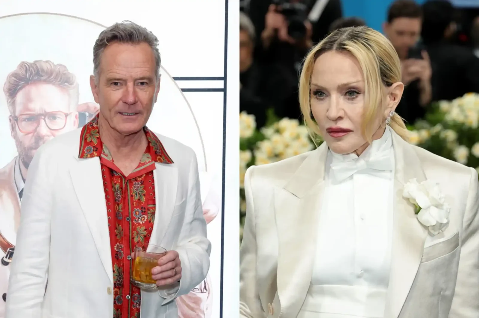 Bryan Cranston and Madonna