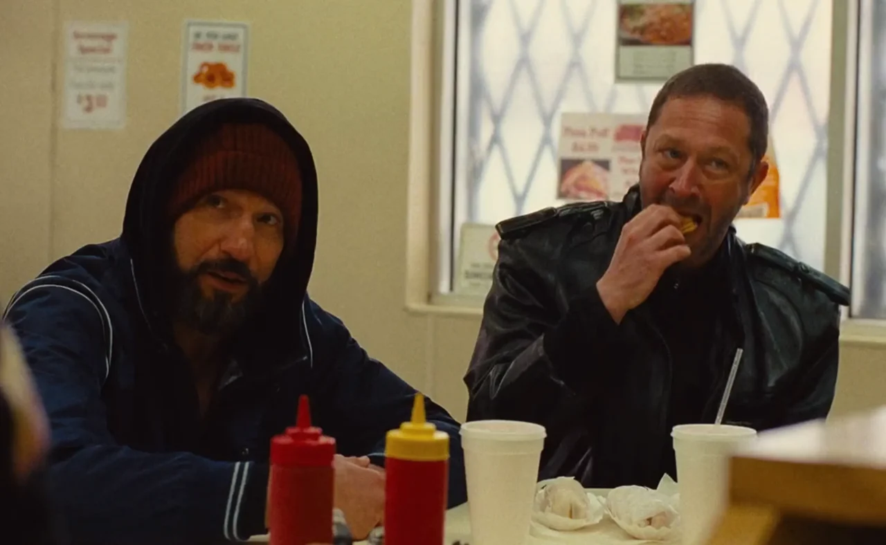 Jon Bernthal and Ebon Moss-Bachrach in 