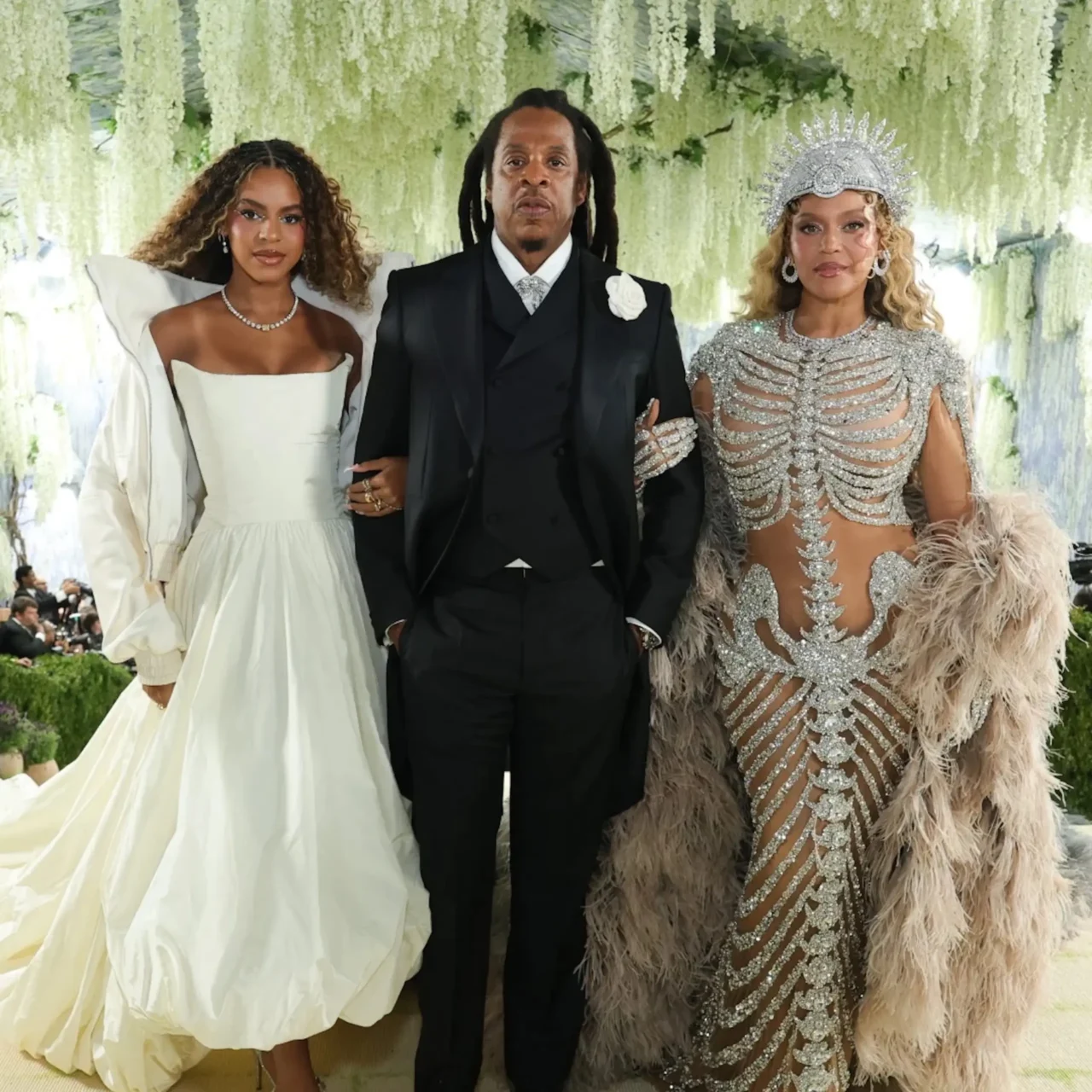 Blue Ivy, Jay-Z, and Beyoncé at the 2026 Met Gala.