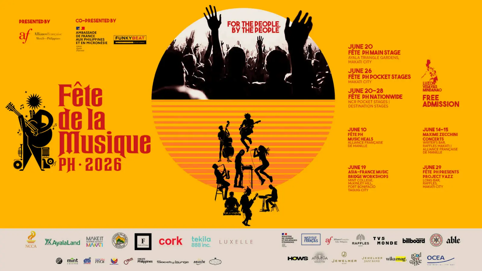 fete de la musique philippines 2026 poster