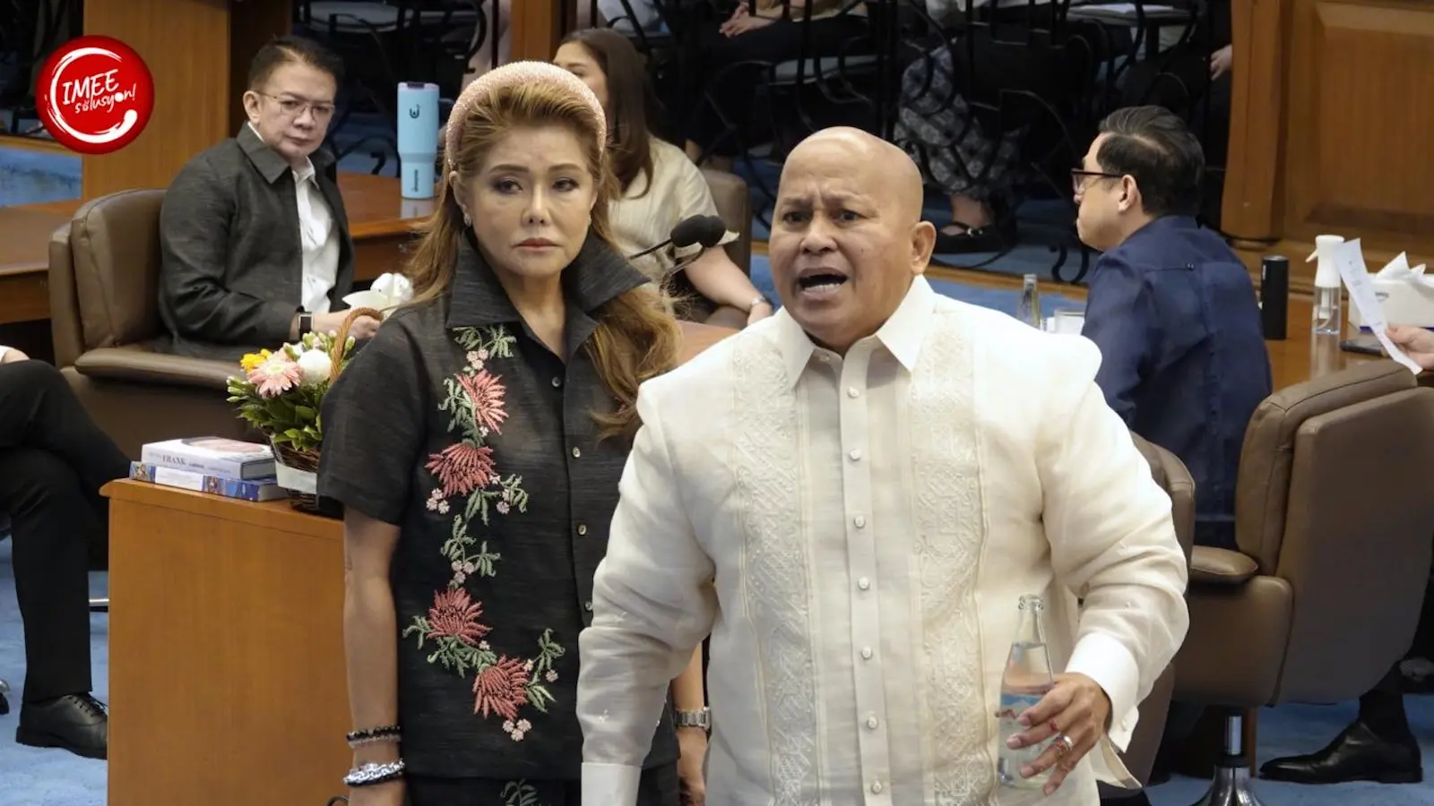 imee marcos and bato dela rosa senate floor