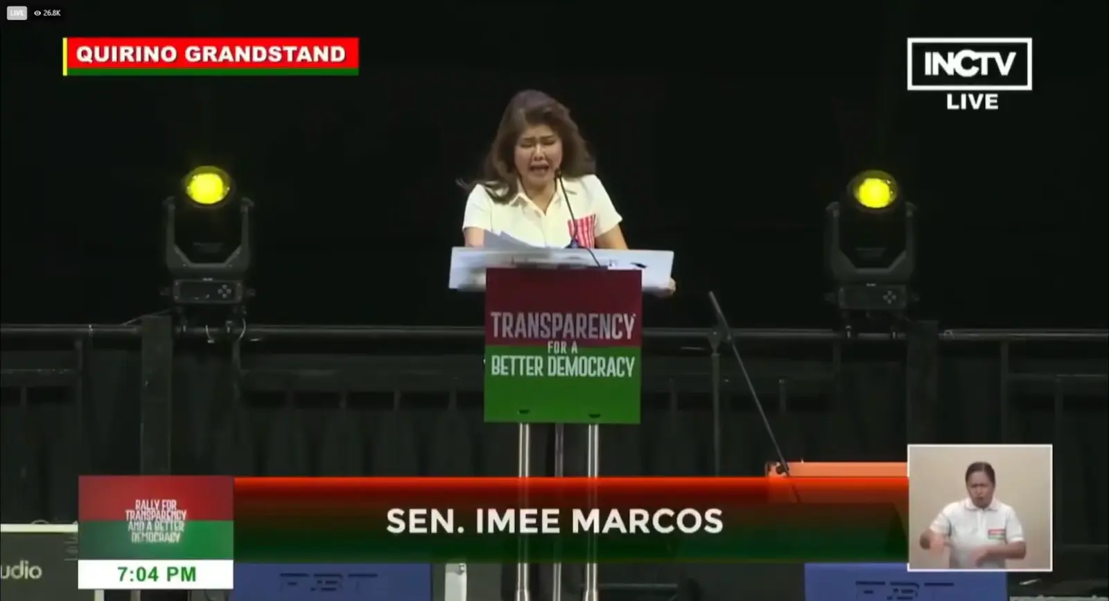imee marcos inc rally november 2025