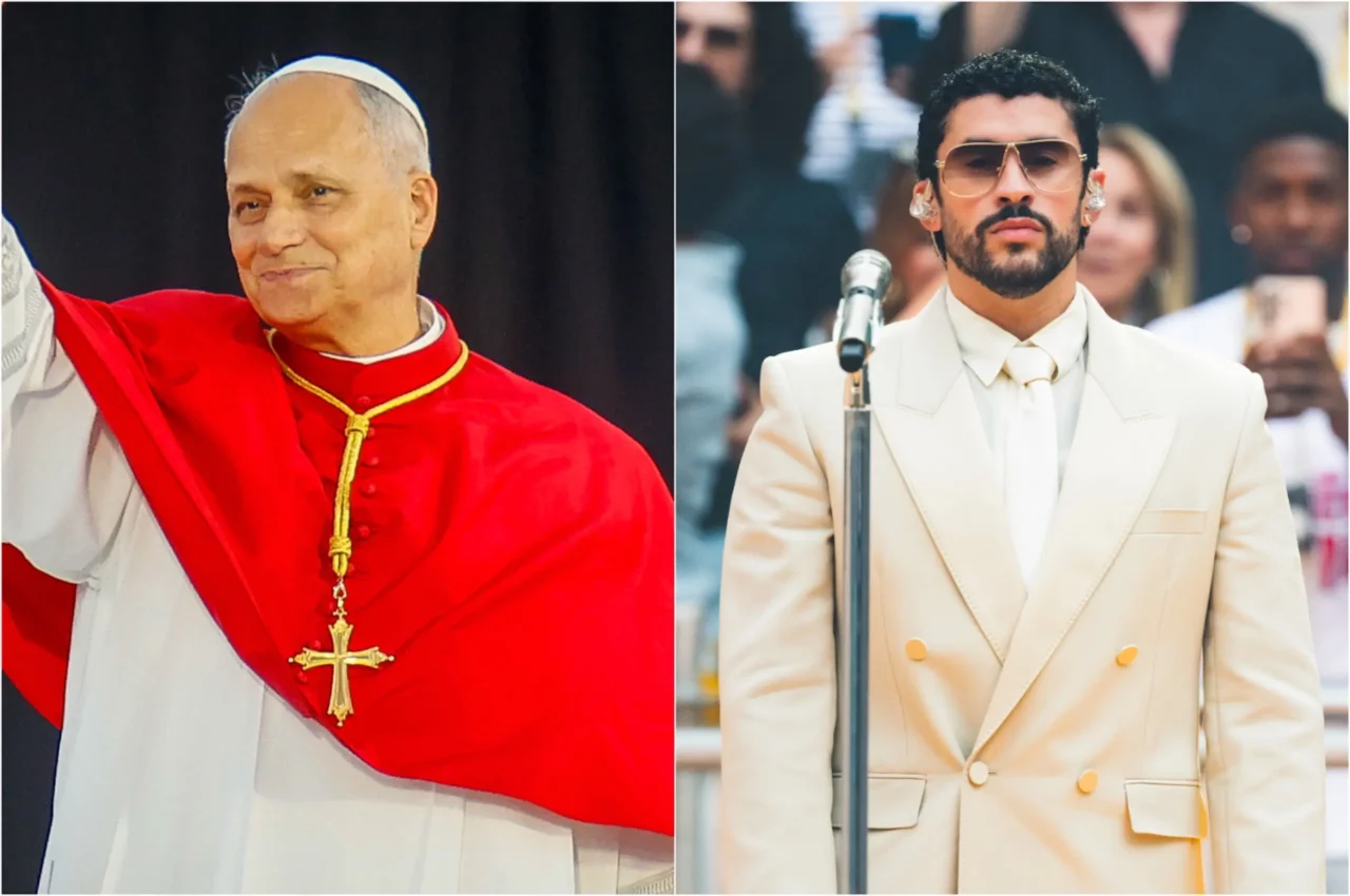 pope leo, bad buny