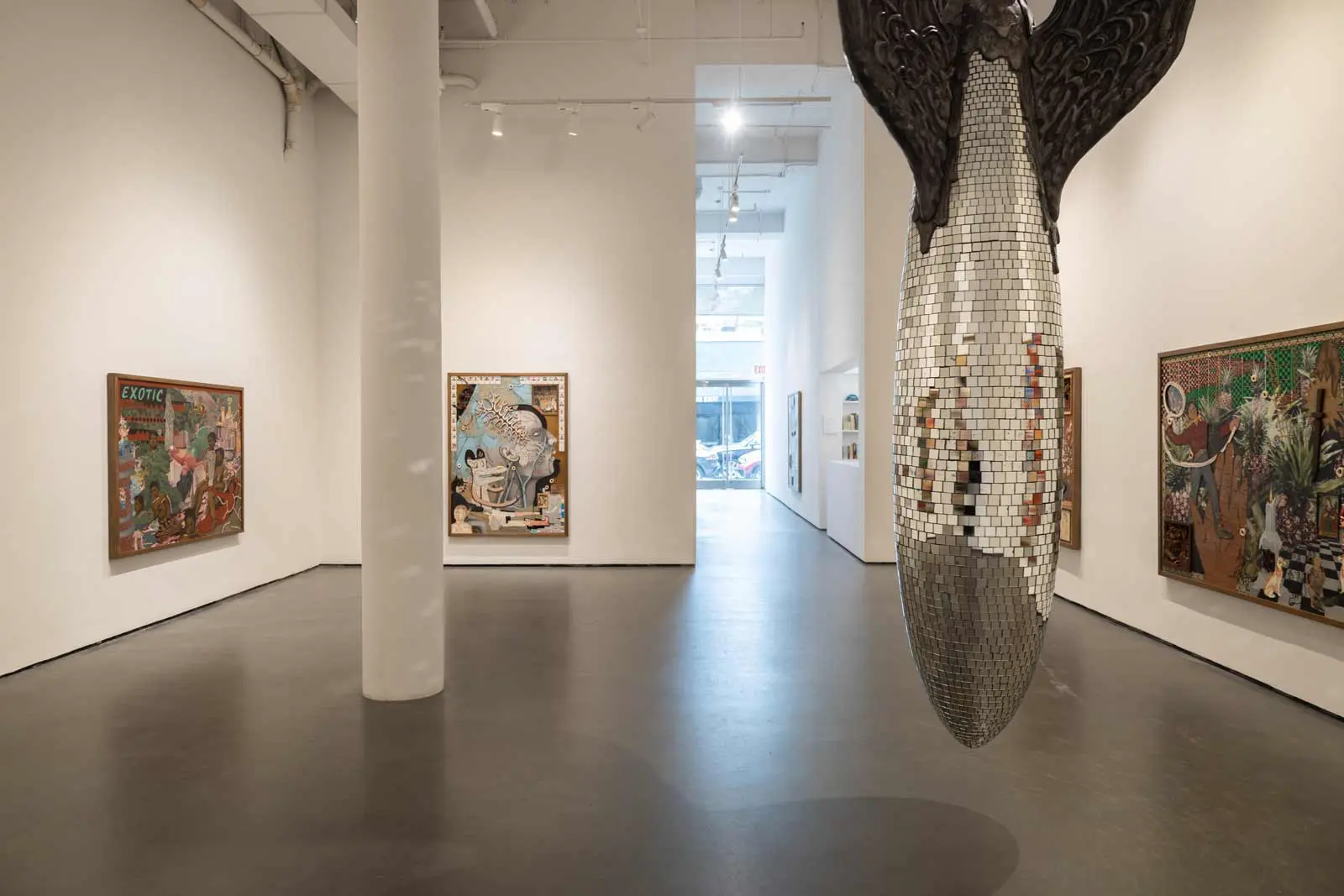 kawayan de guia Bomba / Fallout 2015 Fiberglass, Resin, Mirror, Rotating Device, Metal Rod