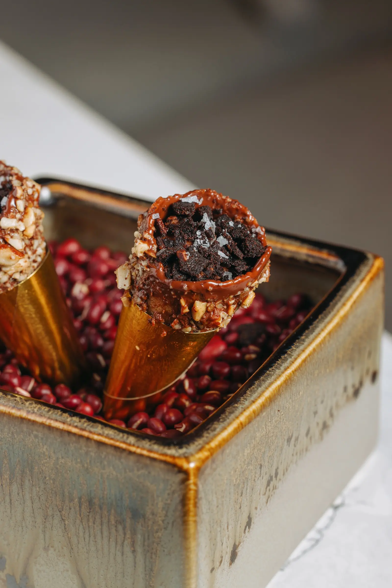 petit four crispy cone from uma nota manila