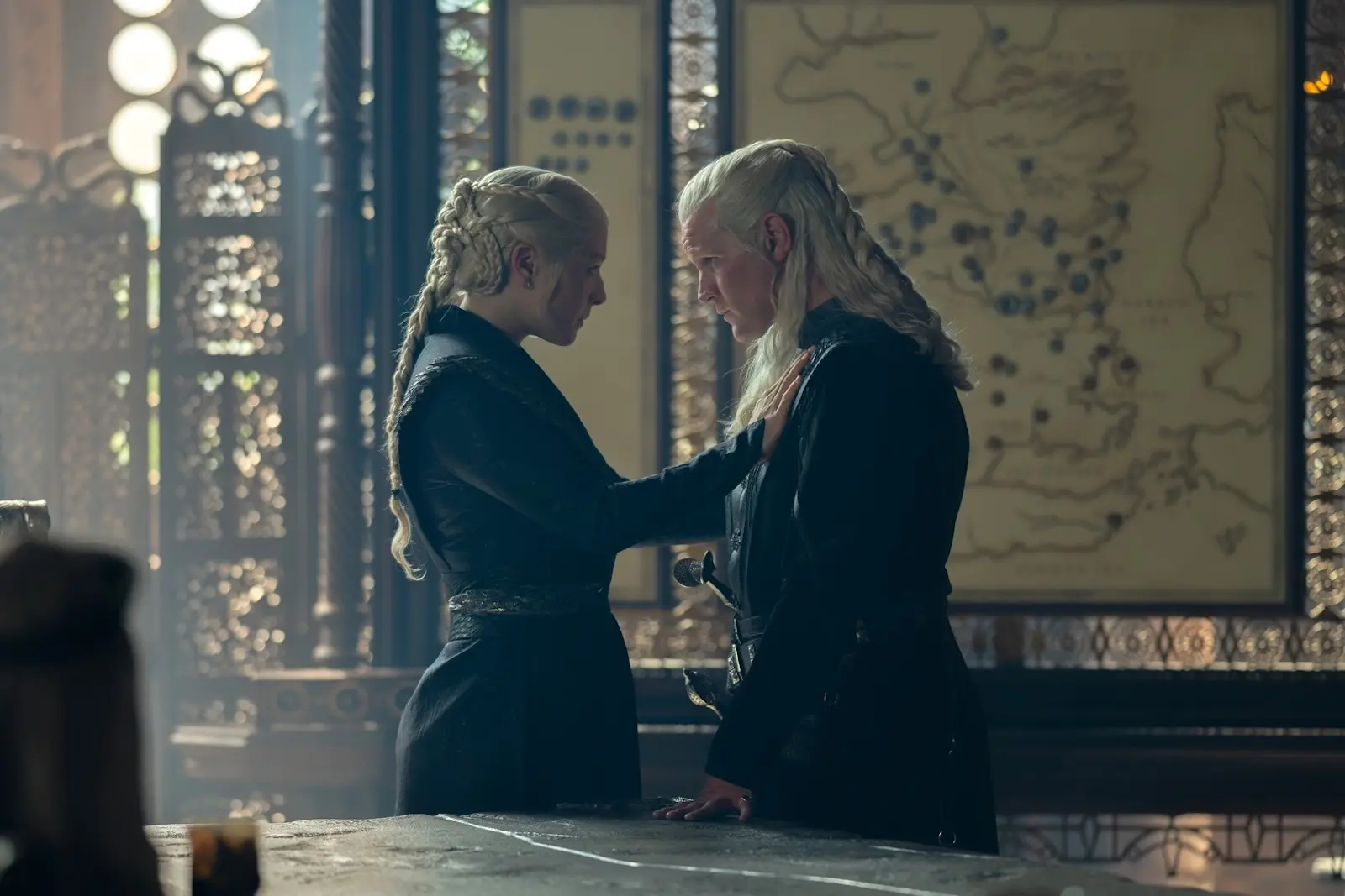 emma d'arcy as rhaenyra and matt smith as daemon