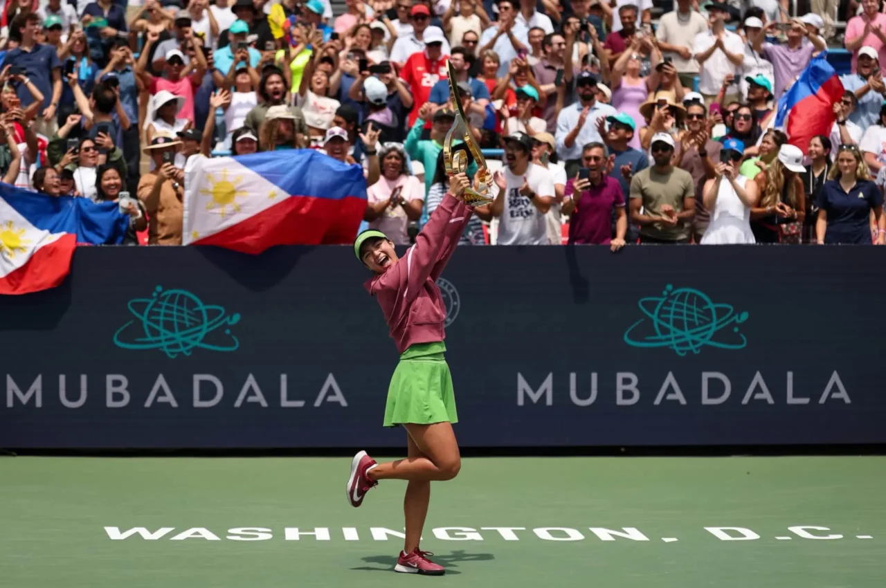 alex eala winning the mubadala dc open