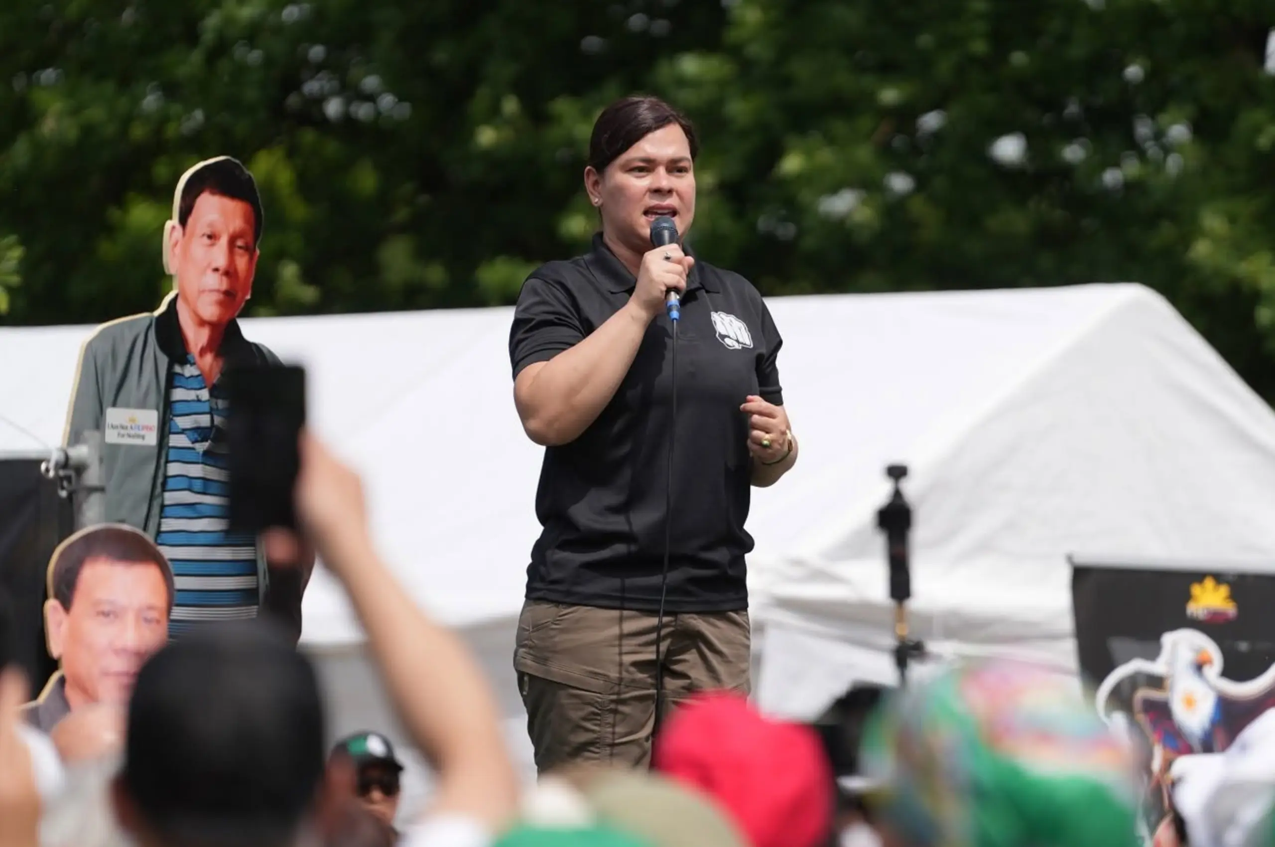 vice president sara duterte in the hague, netherlands on may 2025