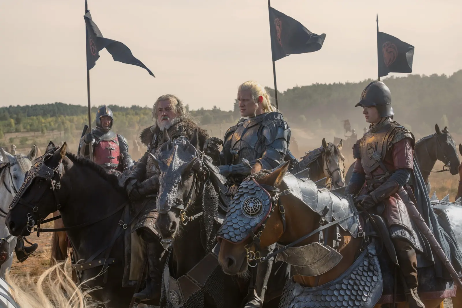 tommy flanagan, matt smith, archie barnes - house of the dragon