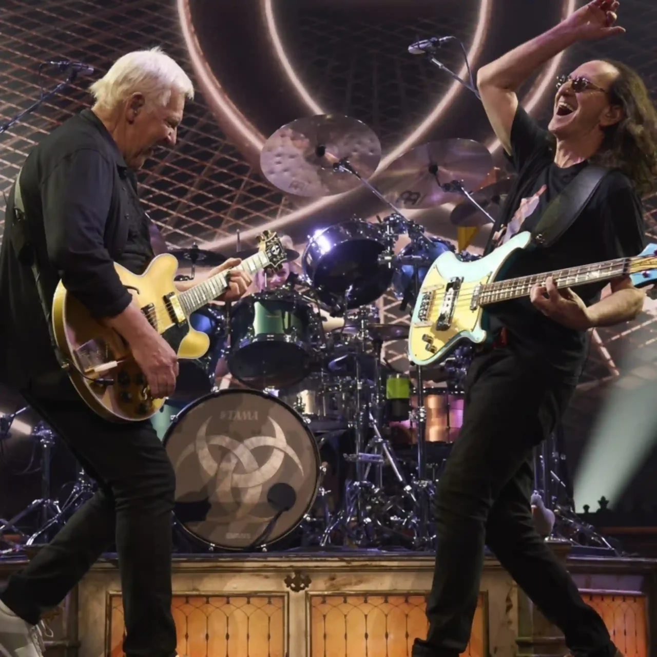 Alex Lifeson and Geddy Lee