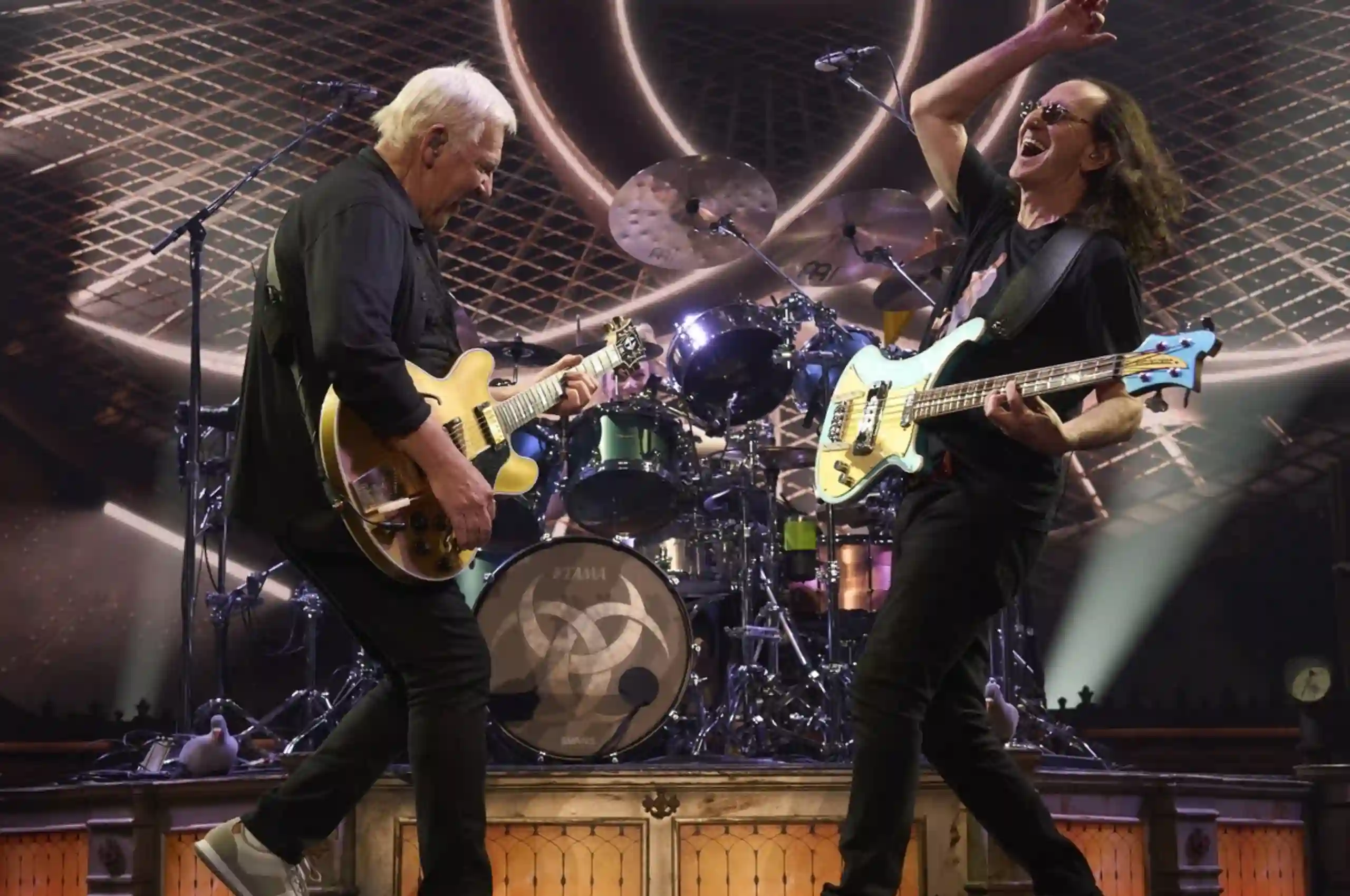 Alex Lifeson and Geddy Lee