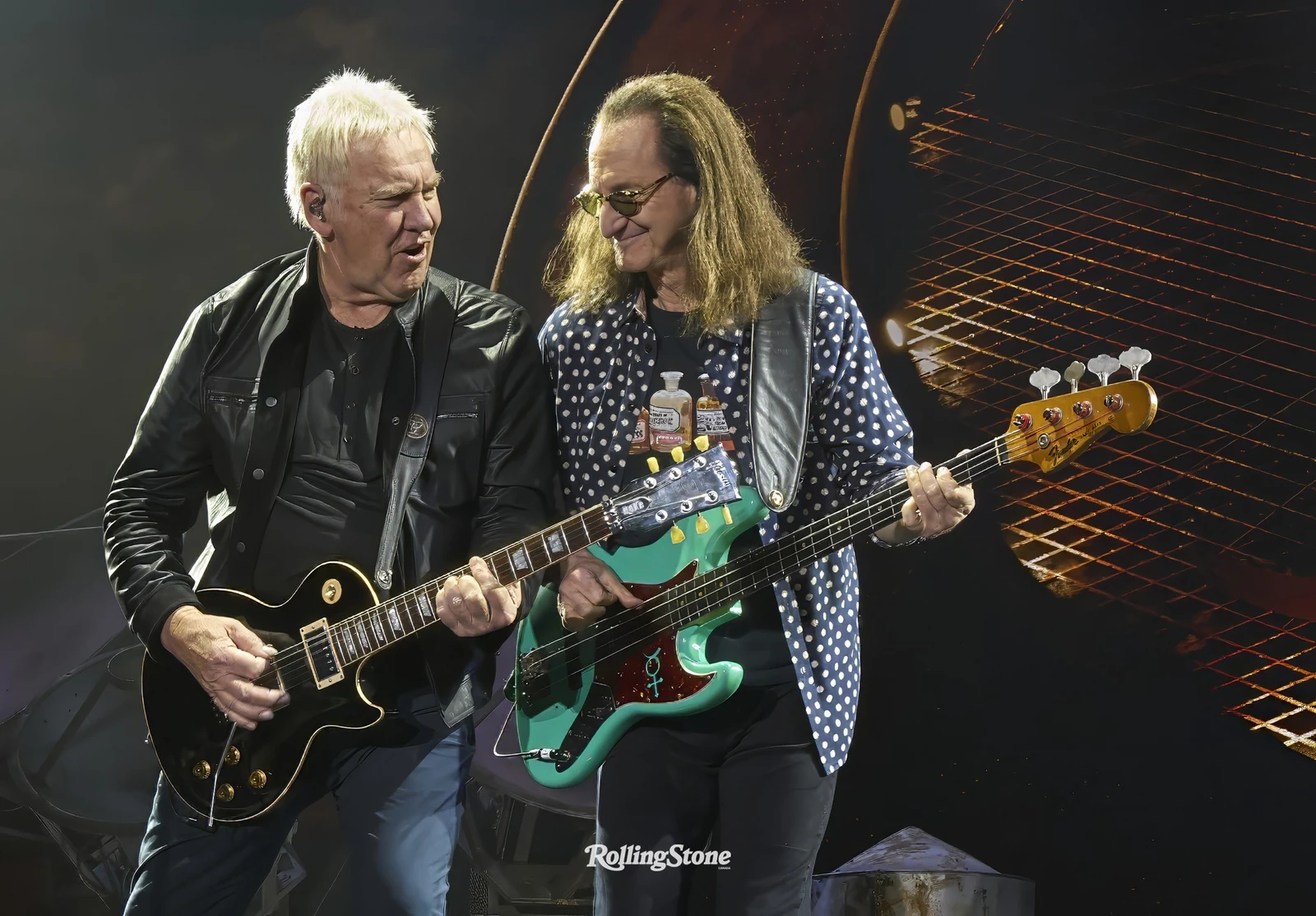 Alex Lifeson and Geddy Lee