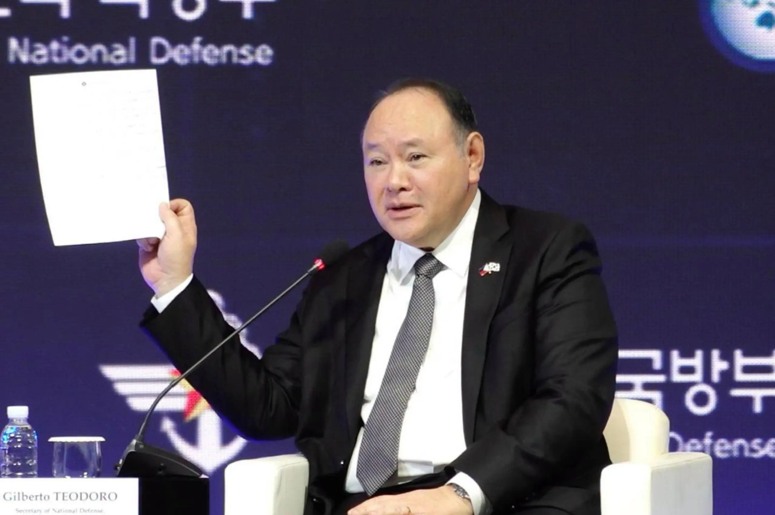department of national defense secretary gilberto teodoro jr