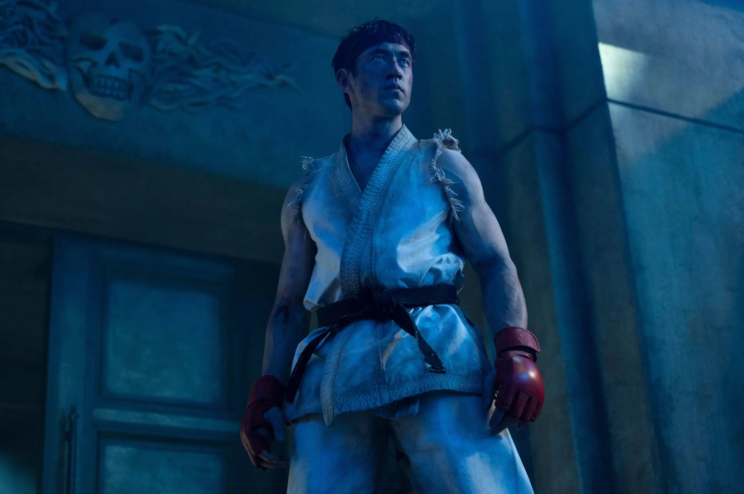 andrew koji as ryu in street fighter