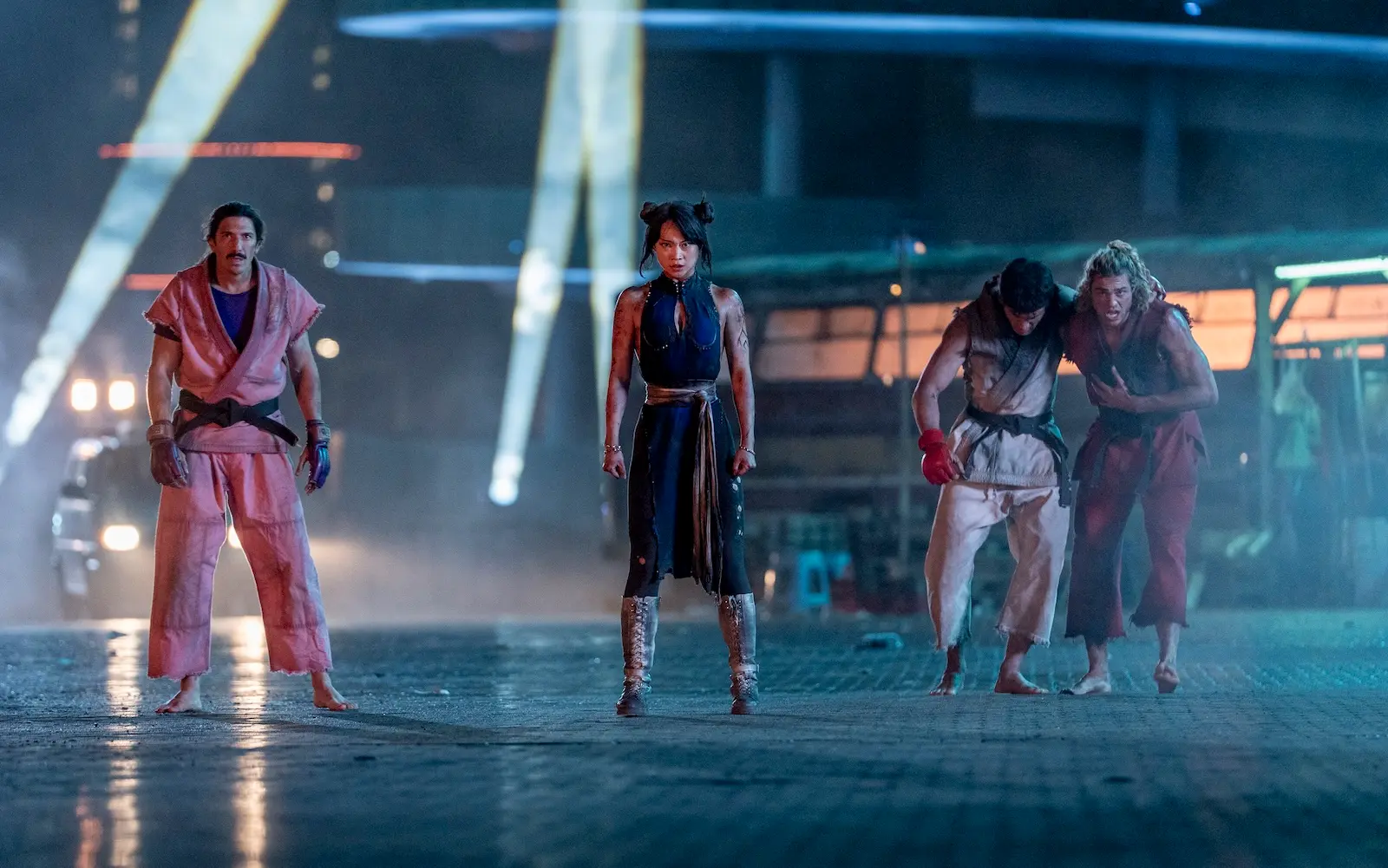 andrew schulz, callina liang, andrew koji, noah centineo in street fighter